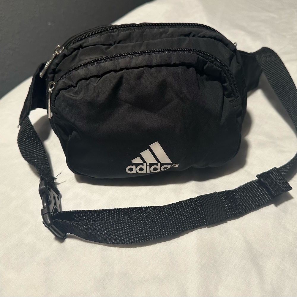 Adidas Black Belt unixes Bag with White Logo